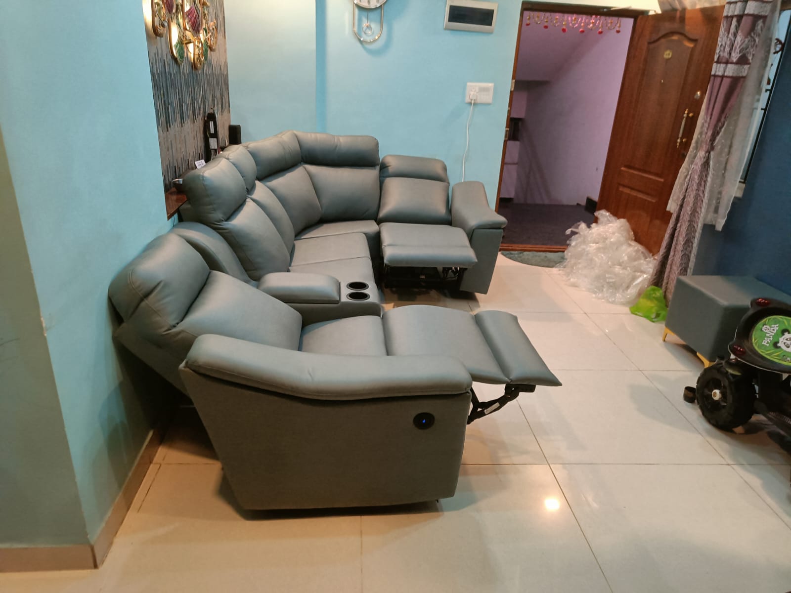 Double Recliner Sofa