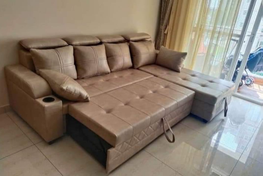 L Shape Sofa Cum Bed 