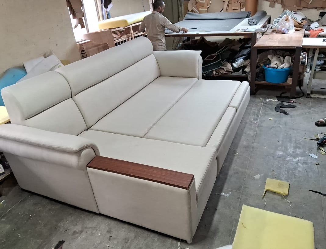L Shape Sofa Cum Bed