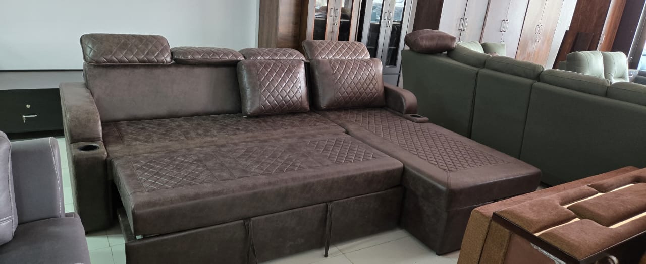 L Shape Sofa Cum Bed